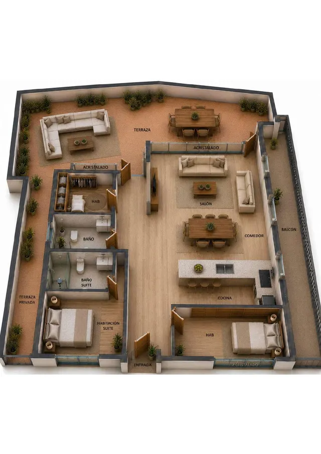 EXCLUSIVA PLANTA BAJA CON JARDIN Y PISCINA — 29