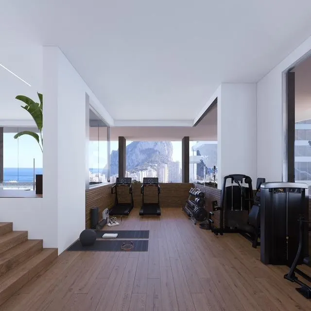 Apartamentos ático de lujo en Calpe con jardín y vistas al mar — 22