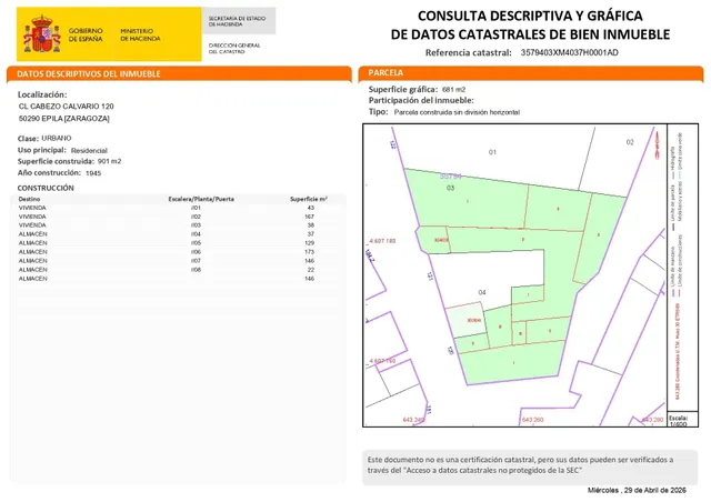 Venta de suelo con construcción en Epila — 9