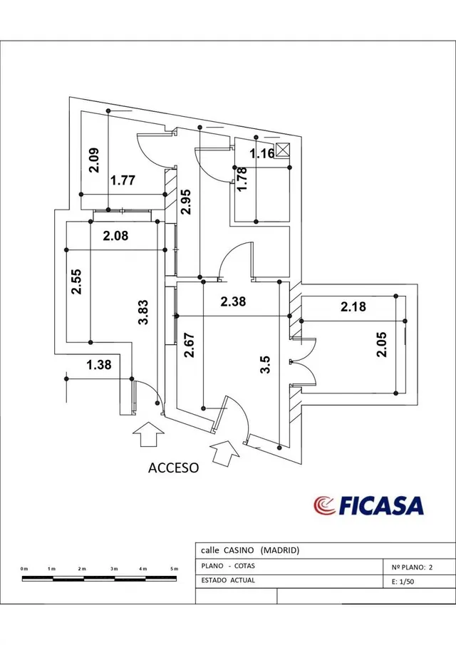 Piso 2 habitaciones 27m² en venta - Madrid — 39