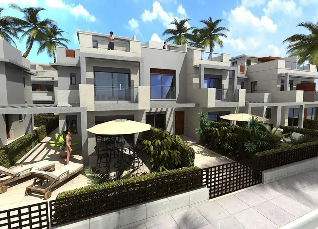 Modernas villas adosadas con vistas al mar en Puerto de Mazarrón — 2