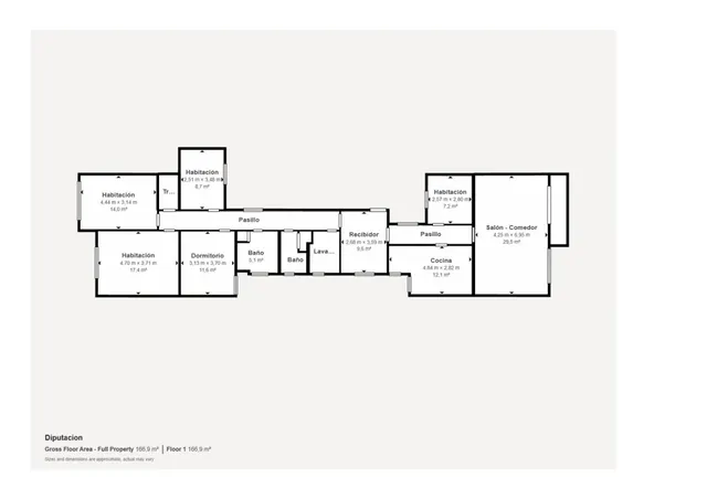 Vivienda en quinta planta con vistas panorámicas, luminosa, con 5 amplias habitaciones. — 31