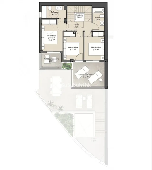 Adosado 4 habitaciones 186m² en venta - Centro — 34
