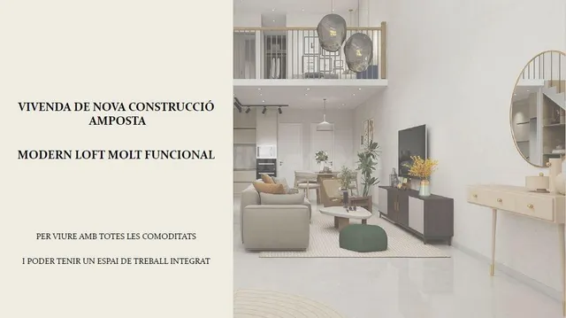 VIVENDA DE NOVA CONSTRUCCIÓ A AMPOSTA - MODERN LOFT MOLT FUN