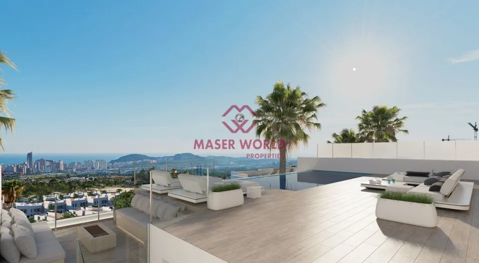 VILLAS DE LUJO DE OBRA NUEVA EN FINESTRAT CON VISTAS AL MAR