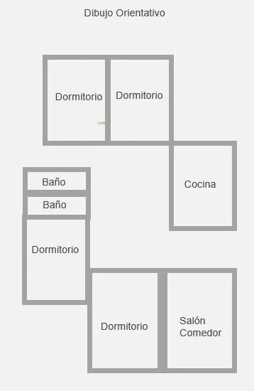 Piso de 4 dormitorios y garaje, cerca del centro de Salud San Diego. — 17