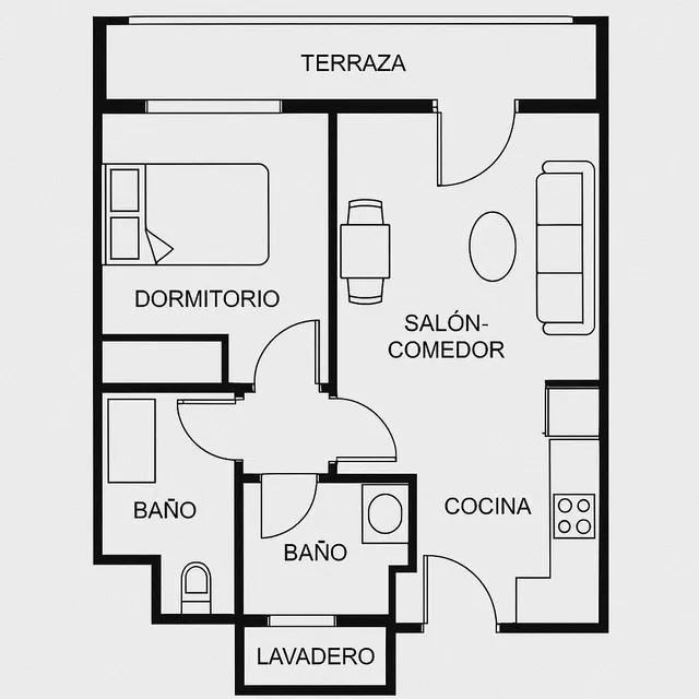SE ALQUILA FANTÁSTICO PISO JUNTO A SAN JERÓNIMO — 25