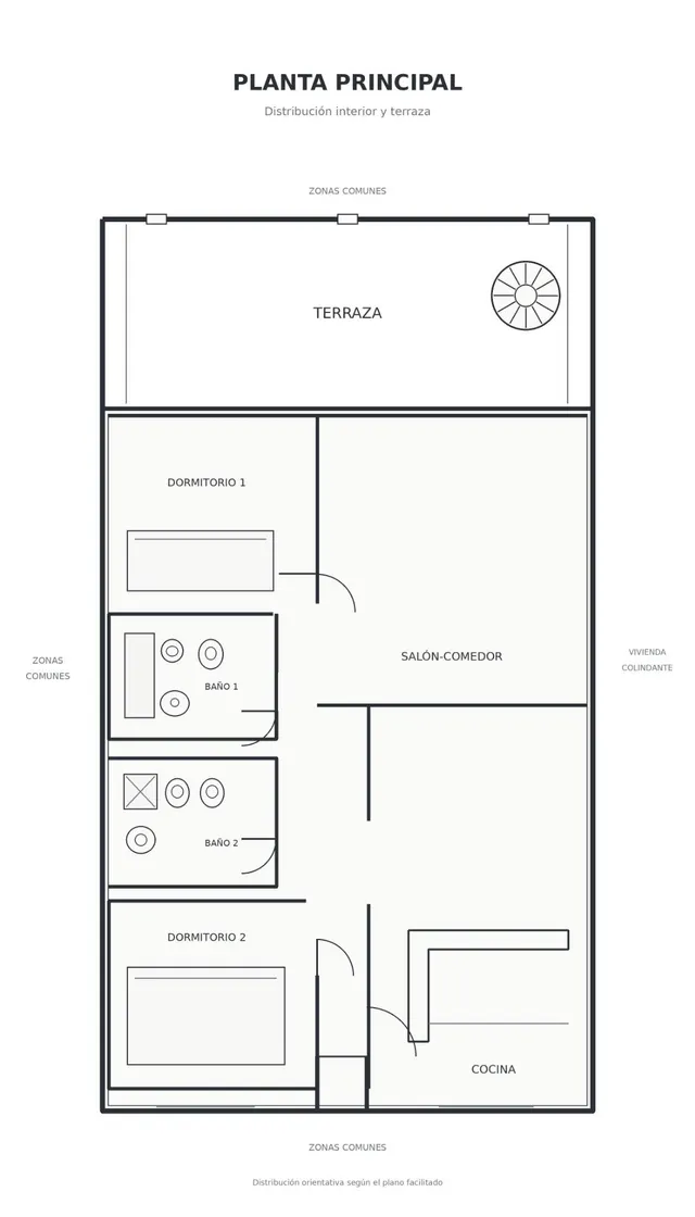 Ático dúplex de dos dormitorios con vistas al mar en Benalmádena, Costa del Sol — 21