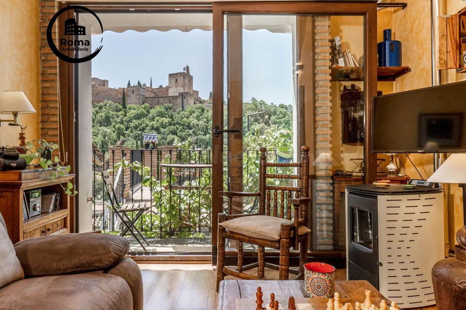 Espectacular casa con vistas directas a la Alhambra y Licencia Turística Activa en el Albaicín