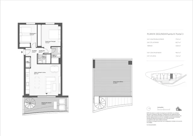 Ático 2 habitaciones 97m² en venta - Lo Cea - Los Cortijos — 14