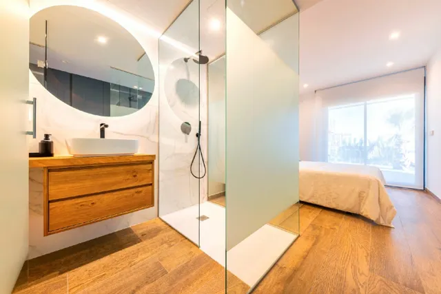 Se venden seis exclusivos apartamentos áticos modernos Y plantas bajas con jardín .Moraira Javea — 10