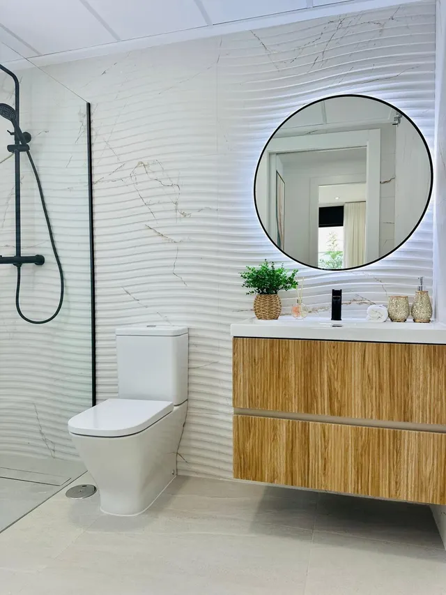 Villa contemporánea con piscina privada y solárium en San Pedro del Pinatar — 23