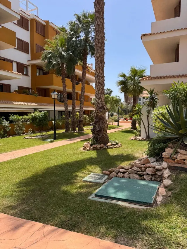 Apartamento con piscina comunitaria, Alicante, Torrevieja. 2 habitaciones, 80 m2, 500 metros del mar — 40