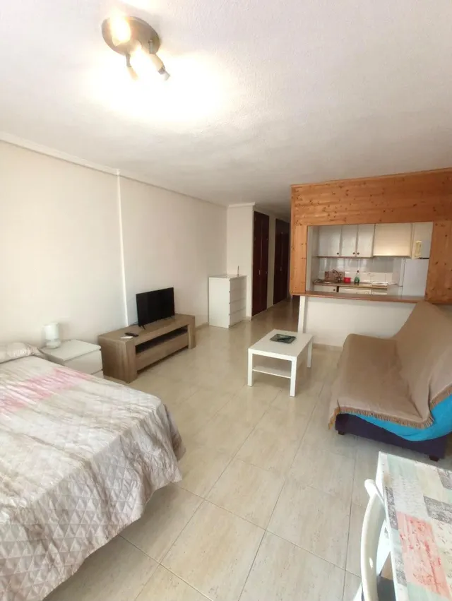 **estudio acogedor con amplia terraza a 400 metros de la playa de los locos** — 6