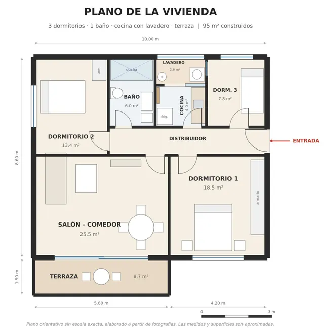 Piso luminoso de 3 dormitorios con terraza en Avenida de Mijas, Fuengirola — 18
