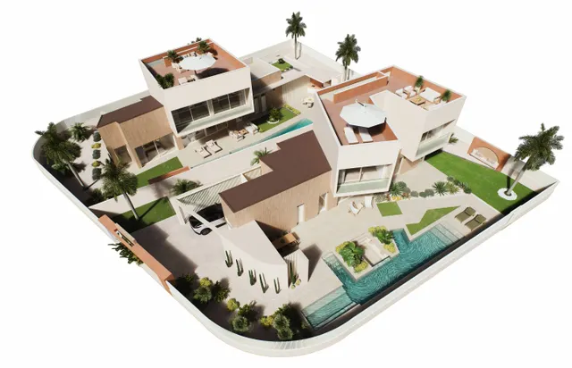 Villa 3 habitaciones 245m² en venta - Altos de Campoamor — 44
