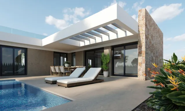 Villas de Obra Nueva en Hacienda del Álamo Golf Resort, Murc - foto 3