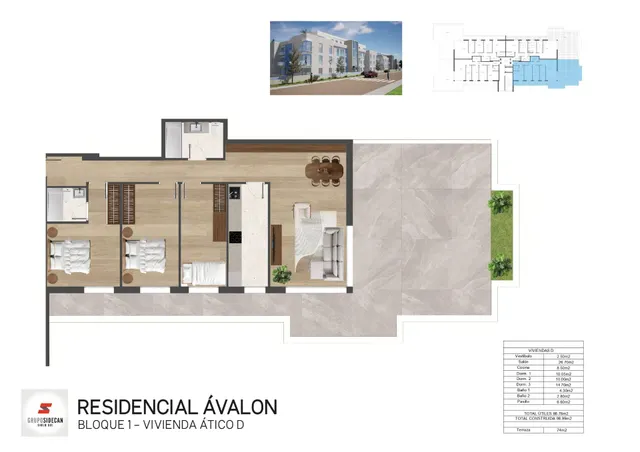 PROMOCIÓN DE PISOS EN SANCIBRIÁN (SANTA CRUZ DE BEZANA)- RESIDENCIAL ÁVALON. 2ª FASE — 19