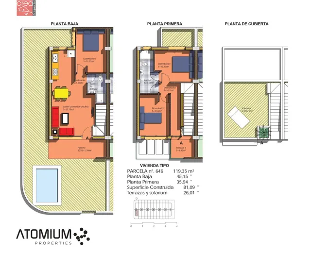 VILLAS DE LUJO 3 DORMITORIOS 2 BAÑOS Y PISCINA PRIVADA ORIHUELA COSTA — 16