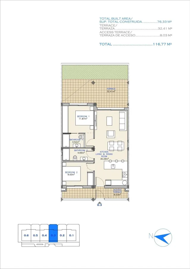 APARTAMENTO DE NUEVA CONSTRUCCIÓN EN RESORT DE GOLF EN LOS ALCAZARES — 12