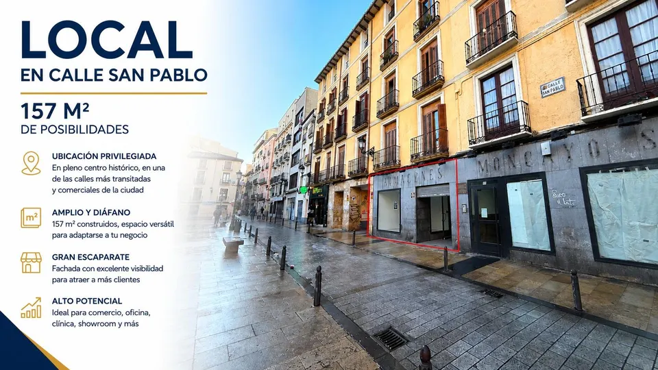 Local comercial en venta en Calle San Pablo. Zaragoza
