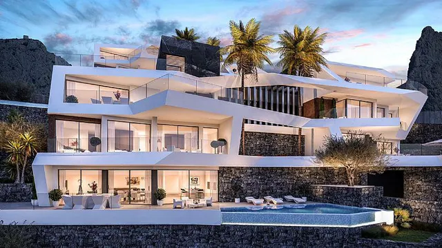 Nuevo proyecto de 4 villas de lujo de estilo moderno con vistas al mar y piscina privada. — 17
