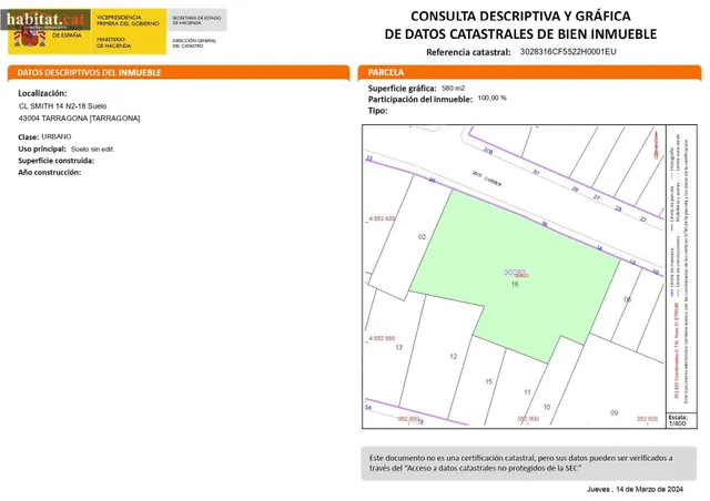 ¡¡ PARCELA EN TARRAGONA - ZONA CENTRO !! — 8