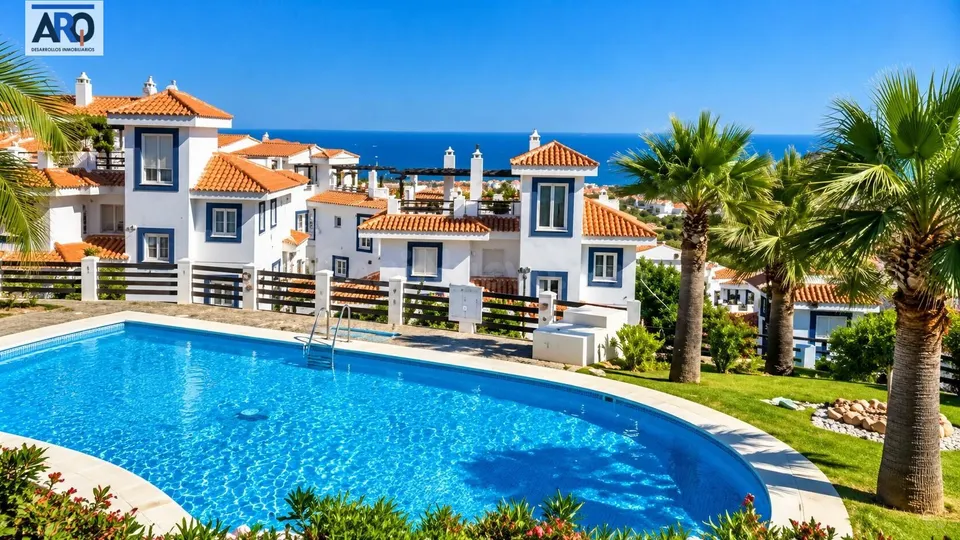Ático dúplex con vistas al mar y terraza en Vistalmar Duquesa