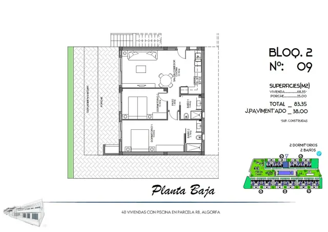 EXCLUSIVO APARTAMENTO CON PISCINA COMUNITARIA EN LA FINCA GOLF ALGORFA — 20