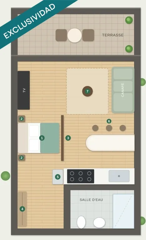 Estudio con terraza y vistas al canal, situado en la zona muy buscada de Caballito de Mar, en Empuriabrava. — 22