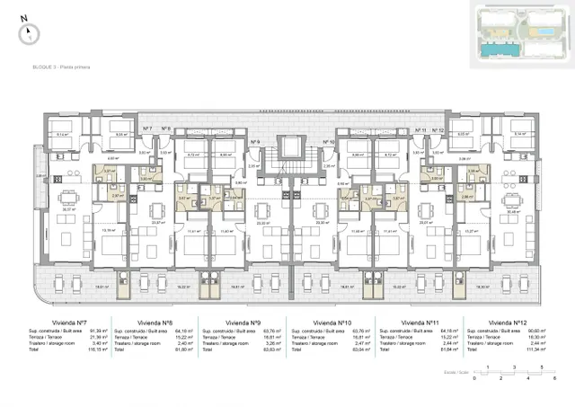 Apartamento 2 habitaciones 83m² en venta - Zona Pueblo — 7