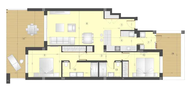 Apartamento 2 habitaciones 137m² en venta - Costa Del Sol — 27