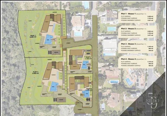 4 parcelas exclusivas en Benahavís para construir villas de  - foto 2