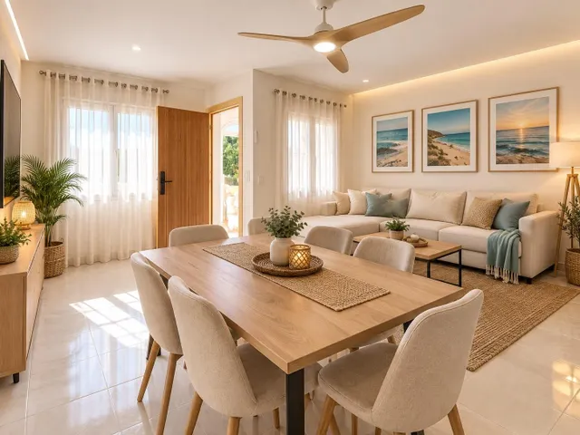 Bungalow planta baja en urb. mirador del mediterráneo con jardin esquina y piscina comunitaria — 7