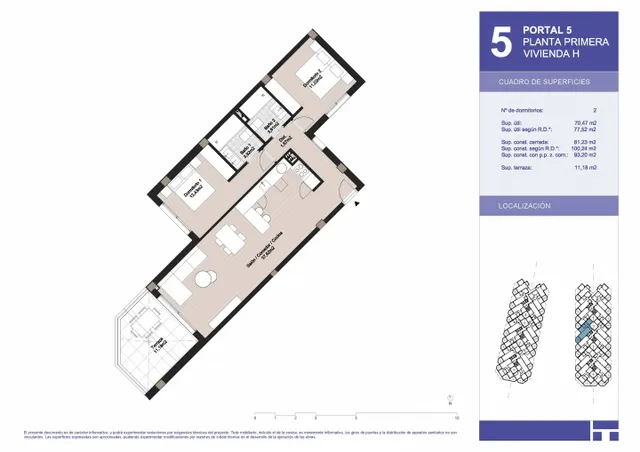 Apartamento 2 habitaciones 100m² en venta - EL MORCHE — 35