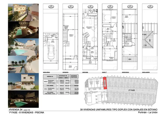 Casa 3 habitaciones 173m² en venta - Portmán — 21