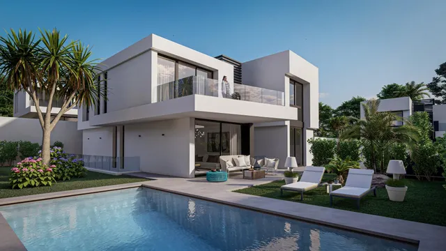 Exclusivas villas de nueva construcción con piscina privada en La Nucía, cerca de Benidorm — 10