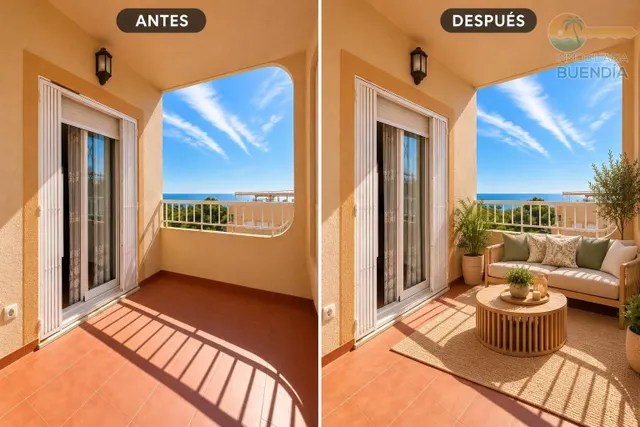 Apartamento con plaza de parking, piscina comunitaria y vistas al mar en la azohia — 23