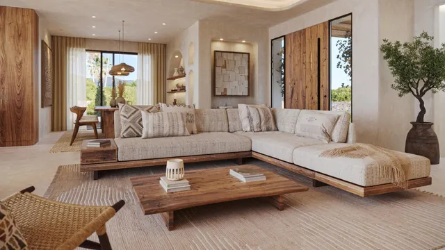 Villa estilo Ibiza de nueva construcción con 3 dormitorios a - foto 4