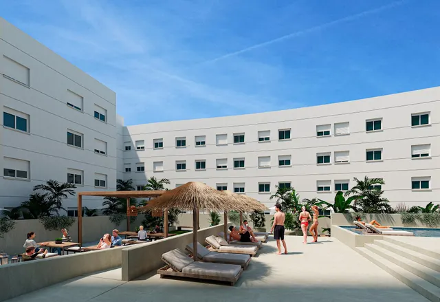 Piso con piscina comunitaria — 10