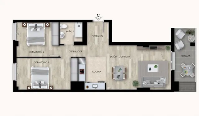 Piso en venta junto a Piscinas de Berriozar - foto 3