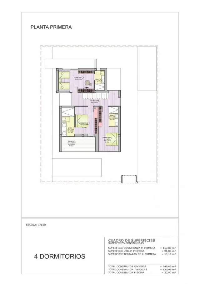 Villa 4 habitaciones 225m² en venta - Campoamor — 10