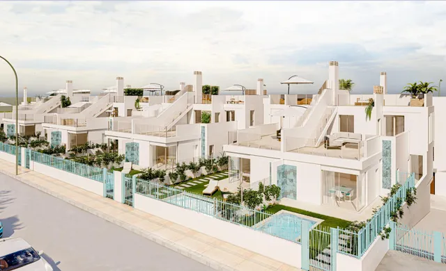 Villas de obra nueva cerca de La Serena Golf y la playa en Los Alcázares — 2