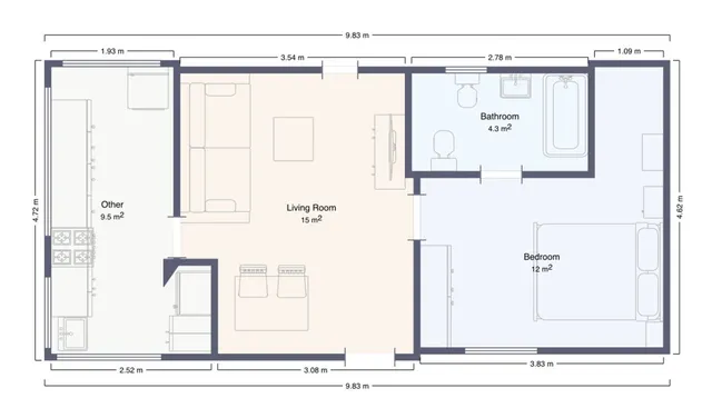 Ático 1 habitación 41m² en venta - Marbella — 38
