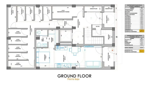 Apartamento 1 habitación 75m² en venta - Acequion — 38