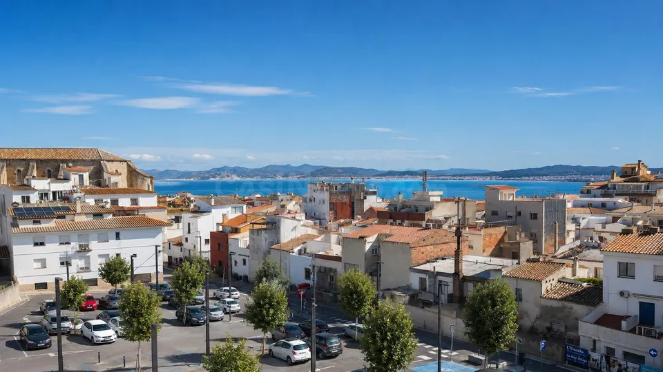 Dúplex con vistas al mar en l'Escala