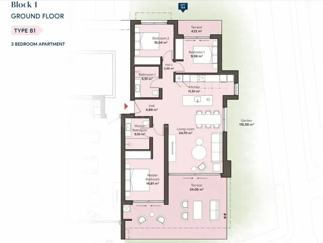 Apartamento 3 habitaciones 137m² en venta - Azata Golf Estepona Oeste — 29
