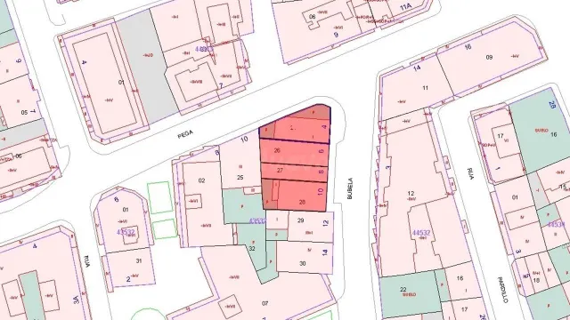 Suelo urbano de 252 m2, de uso residencial, en venta en Vigo