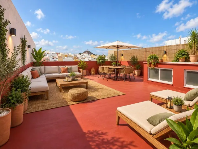Vivienda de cuatro dormitorios con balcón en Arucas - Santid