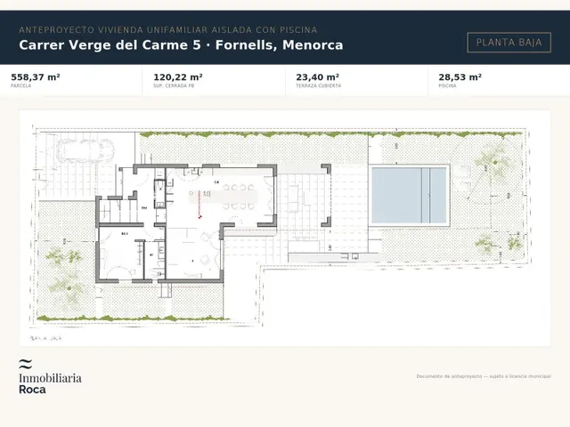 F254 - Nuevo proyecto casa unifamiliar en Fornells